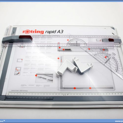 Tabla za tehničko crtanje A3 + torba, Rotring 02