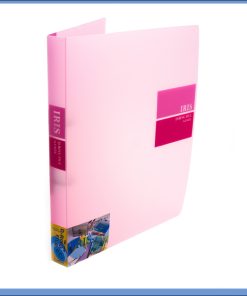 Fascikla RING BINDER sa 2 ringa 20mm TRANSPARENT ROZE, Comix