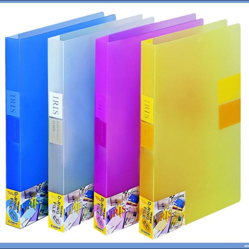 Fascikla RING BINDER sa 2 ringa 20mm TRANSPARENT BELA, Comix