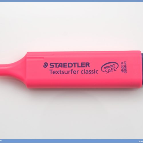 Tekst marker roze, Staedtler