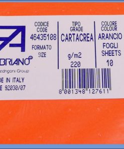 Karton B1 220gr ARANCIO 1/10