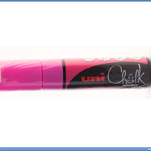 Marker 8.0mm -PINK TEČNA KREDA- UNI CHALK