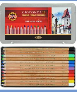 Suve SOFT pastele u olovci GIOCONDA 1/12, Koh-I-Noor