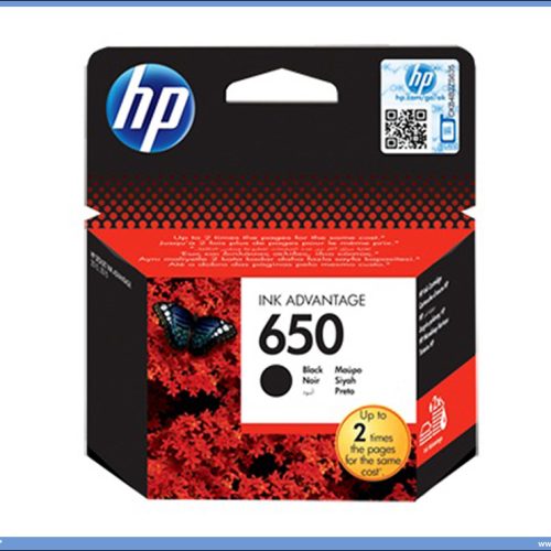 HP 650 Black Original Ink Advantage Cartridge (CZ101AE)