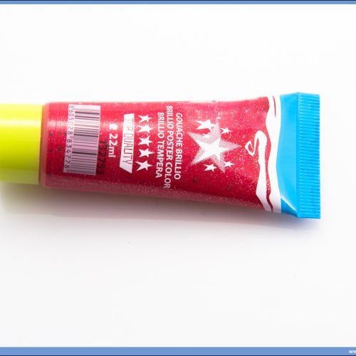 Tempera 22ml GLITTER CRVENA