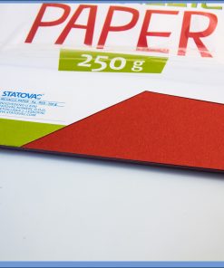 Karton papir 250gr METALIK A4 CRVENI 1/10, Junior