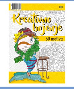 Bojanka za SVE - Kreativno bojenje A4 50 motiva