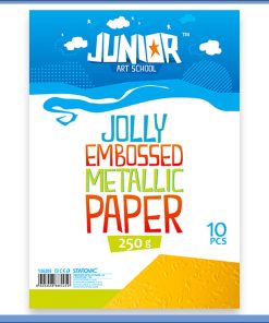 Metalik papir ŽUTI reljefni Jolly Embossed 250gr A4 1/10, Junior