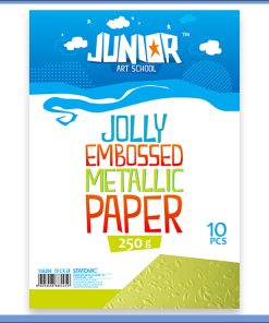 Metalik papir ZELENI reljefni Jolly Embossed 250gr A4 1/10, Junior