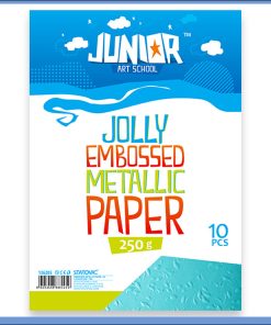 Metalik papir PLAVI reljefni Jolly Embossed 250gr A4 1/10, Junior