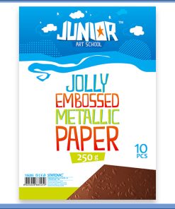 Metalik papir BRAON reljefni Jolly Embossed 250gr A4 1/10, Junior