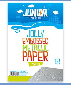 Metalik papir SREBRNI reljefni Jolly Embossed 250gr A4 1/10, Junior