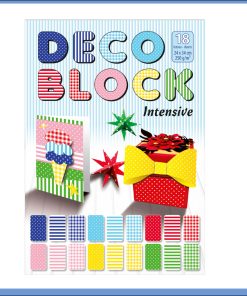 DECO BLOK Intesive Karton 250gr/m2 24x34cm 18listova, Optimum