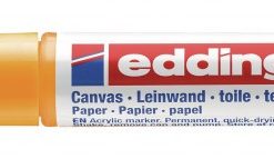 Akrilni marker E-5100 medium 2-3mm obli vrh jarko žuta Edding