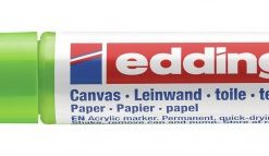 Akrilni marker E-5100 medium 2-3mm obli vrh limun zelena Edding