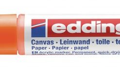 Akrilni marker E-5100 medium 2-3mm obli vrh neon narandžasta Edding