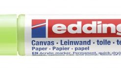 Akrilni marker E-5100 medium 2-3mm obli vrh pastelno zelena Edding