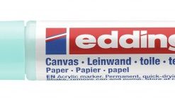 Akrilni marker E-5100 medium 2-3mm obli vrh svetlo plava Edding