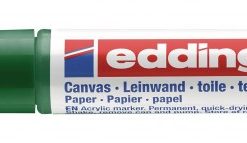 Akrilni marker E-5100 medium 2-3mm obli vrh zelena Edding