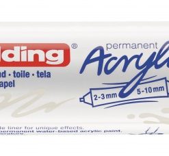 Akrilni marker E-5400 double-liner sa dva vrha antracit Edding