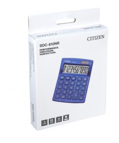 Stoni kalkulator CITIZEN SDC-810 color , 10 cifara plava