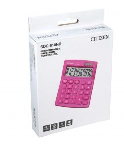 Stoni kalkulator CITIZEN SDC-810 color , 10 cifara roze