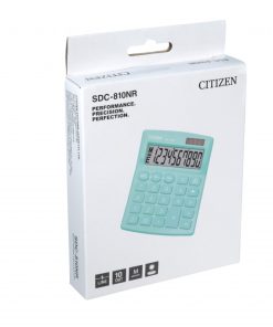 Stoni kalkulator CITIZEN SDC-810 color , 10 cifara zelena