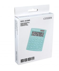 Stoni kalkulator CITIZEN SDC-812 color, 12 cifara zelena