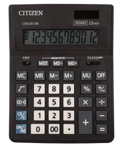 Stoni poslovni kalkulator Citizen CDB-1201-BK, 12 cifara