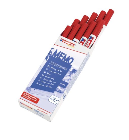 Marker za staklo CHALK MARKER E-4085 1-2mm standard srebrna Edding