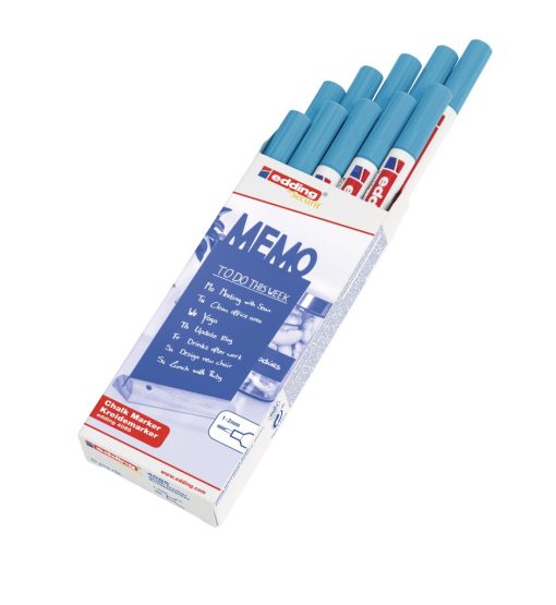 Marker za staklo CHALK MARKER E-4085 1-2mm standard srebrna Edding