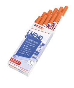 Marker za staklo CHALK MARKER E-4085 1-2mm neon narandžasta Edding