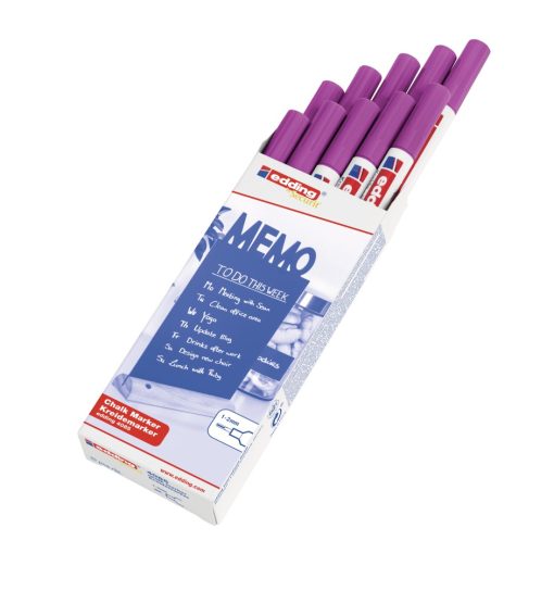 Marker za staklo CHALK MARKER E-4085 1-2mm standard srebrna Edding