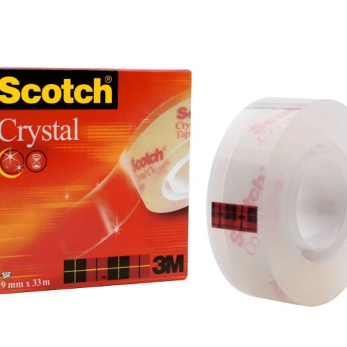 Lepljiva traka Scotch Crystal 600, 19mm x 33m