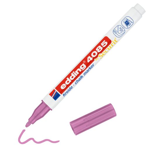 Marker za staklo CHALK MARKER E-4085 1-2mm metalik roze Edding