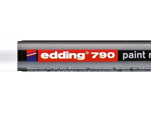 Paint marker E-790 2-3mm bela Edding