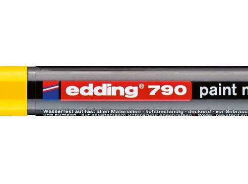 Paint marker E-790 2-3mm žuta Edding