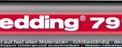 Paint marker E-791 1-2mm plava Edding