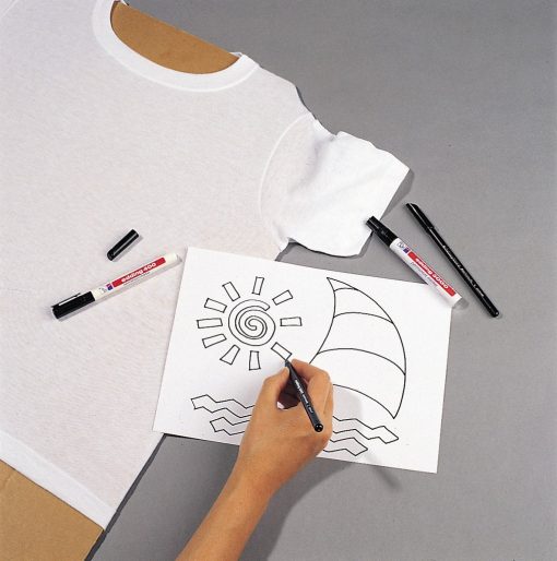 Vodootporni marker T-SHIRT E-4500 2-3mm limun žuta Edding