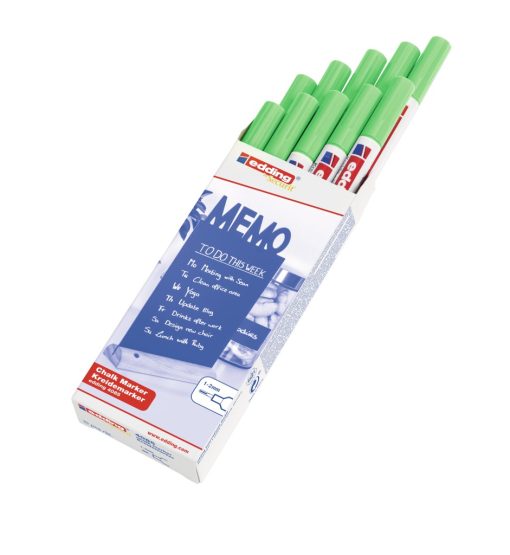 Marker za staklo CHALK MARKER E-4085 1-2mm neon narandžasta Edding