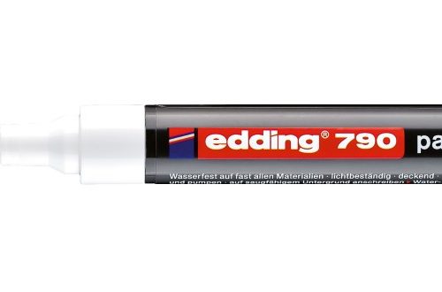 Paint marker E-790 2-3mm bela Edding