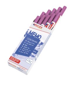 Marker za staklo CHALK MARKER E-4085 1-2mm metalik roze Edding