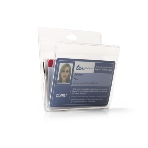 Multibadge holder za 4 ID kartice - 93x94 mm 1/10 transparent Tarifold