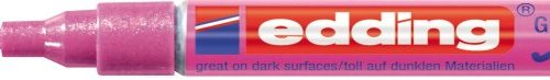 Paint marker E-751 1-2mm, metallic roze Edding