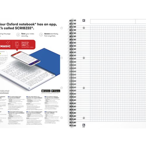 Sveska Oxford Office Essentials A4+ kvadratići