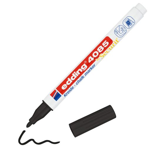 Marker za staklo CHALK MARKER E-4085 1-2mm standard crna Edding