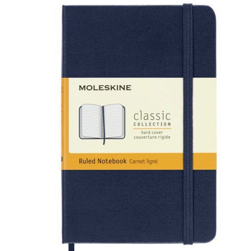 Rokovnik Notes POCKET PLAIN A6, TP dikto, Plavi, Moleskine