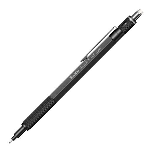 Tehnička olovka 0.5mm GRAPH Mat Black, SCRIKSS