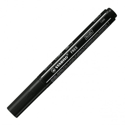 Marker na vodenoj bazi 2-3mm T300 CRNI, STABILO FREE - Image 2