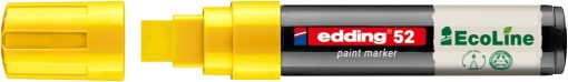 Paint marker E-52 Ecoline Jumbo 4-15mm žuta Edding